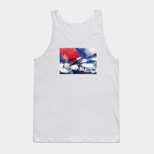 Augustine in regatta Tank Top by Andreuccetti Art